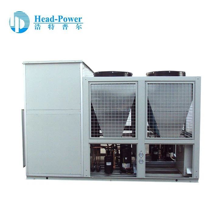 Hermetic Scroll Air Cooled Heat Exchanger Rooftop Fans